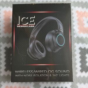 NWT ICE Design Labs Wireless / wired Headphones